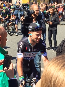 Mark Cavendish before the Grand Depart on Stage 1 in Leeds, 2014 TdF.